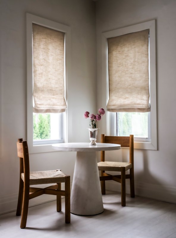 Dining room breakfast setup at The James Bradley featuring locally sourced morning offerings.