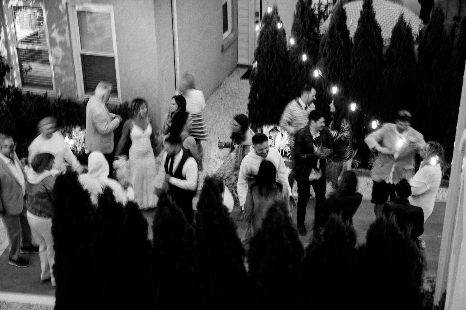 Garden micro wedding ceremony with elegant floral styling at The James Bradley